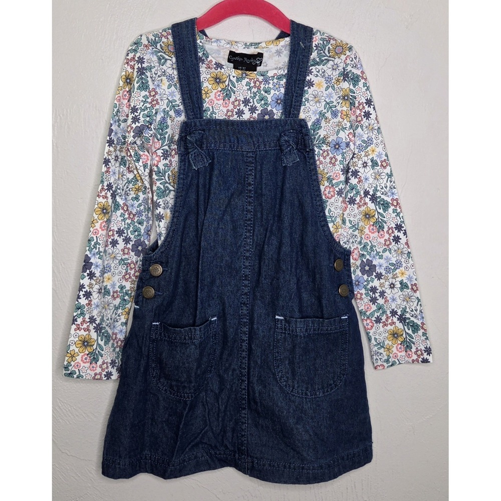 *NEW w/Tags Cynthia Rowley Dress Girls Size 4T Denim Dress Long Sleeve Shirt